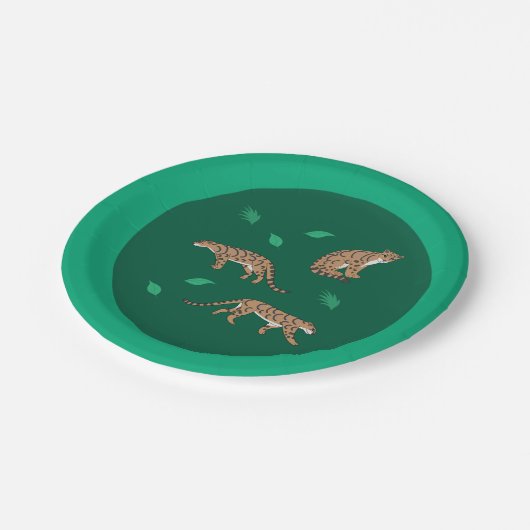 Clouded Leopard Papieren Bordje (Gekanteld)