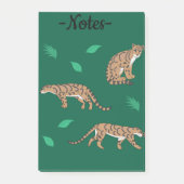 Clouded Leopard Post-it® Notes (Voorkant)