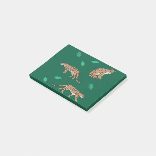 Clouded Leopard Post-it® Notes (Schuin)
