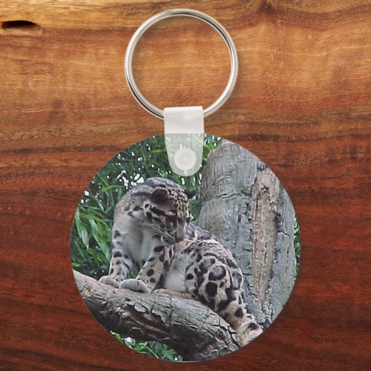 Clouded Leopard Sleutelhanger (Voorkant)
