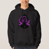 Clouded Mind Dark Vector Art Hoodie (Voorkant)