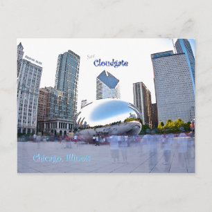 Cloudgate - Chicago, Illinois Briefkaart