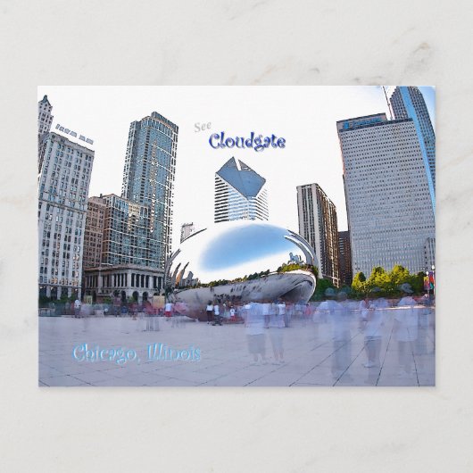 Cloudgate - Chicago, Illinois Briefkaart (Voorkant)
