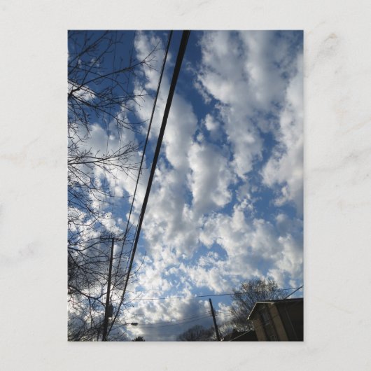 Cloudgolven Briefkaart (Voorkant)