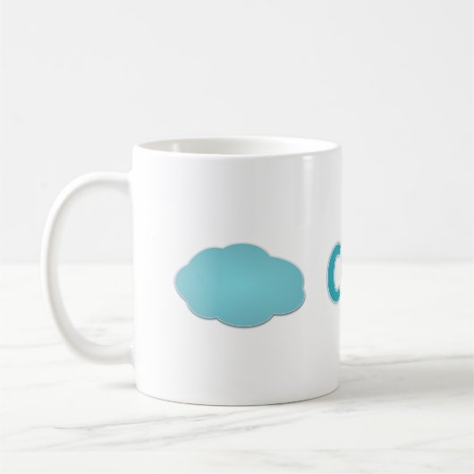 Cloudica ICA links Koffiemok (Links)