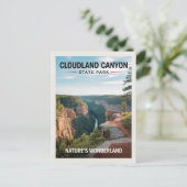 Cloudland Canyon State Park Briefkaart (Staand voorkant)