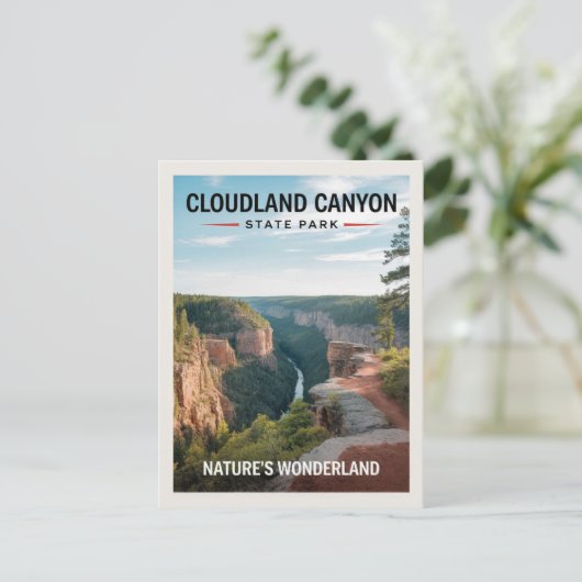 Cloudland Canyon State Park Briefkaart (Staand voorkant)