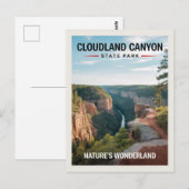 Cloudland Canyon State Park Briefkaart (Voorkant / Achterkant)
