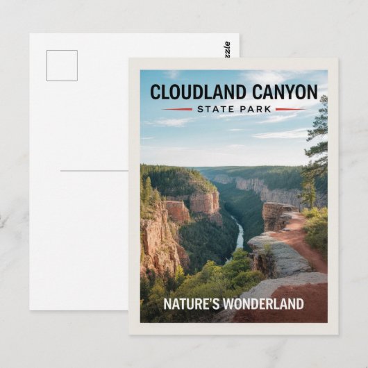 Cloudland Canyon State Park Briefkaart (Voorkant / Achterkant)