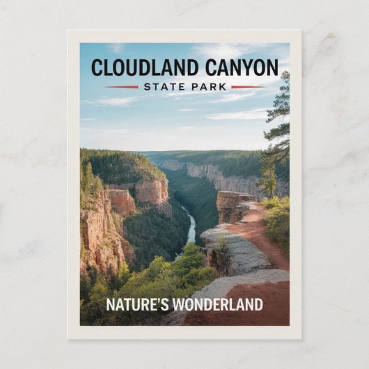 Cloudland Canyon State Park Briefkaart (Voorkant)