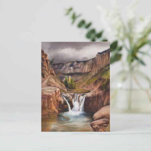 Cloudland Canyon State Park Cloudy Briefkaart (Staand voorkant)