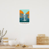 Cloudland Canyon State Park Georgia Retro Poster (Keuken)