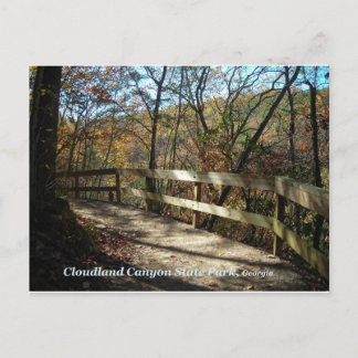 Cloudland Canyon State Park Pathway Postcard Briefkaart