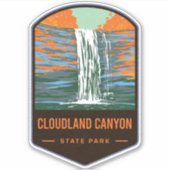 Cloudland Canyon State Park Sticker (Voorkant)