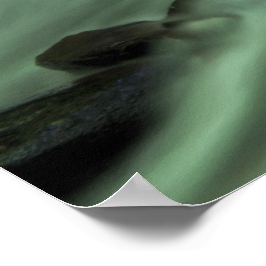 Cloudland Canyon Waterfall Poster (Hoek)