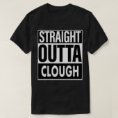 Cloudnaam Straight Out Clough T-shirt (Design voorkant)