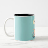 Cloudopslag - Grappig Cadeau voor Coders Tweekleurige Koffiemok (Links)