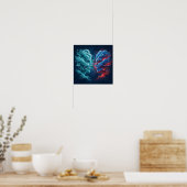 Cloudreuzen — AI Cloud War Kunstposter Poster (Keuken)
