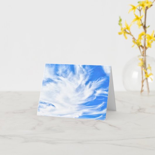 Clouds Abstracte lege kaart voor jongens (Gele Bloem)