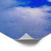 Clouds afdrukken poster (Hoek)