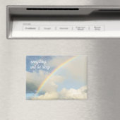 Clouds and rainbow, dreamy and optimistic  magneet (Insitu (Vaatwasser))