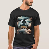 Clouds and Triangles 2 T-shirt (Voorkant)