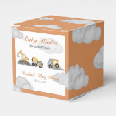 Clouds baby onder constructie baby shower bedankdoosjes (Voorkant Zijde)