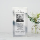 Clouds Bedankt voor het sympathie voor de begrafen (Staand voorkant)