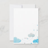 Clouds Bereavement - Hartelijk dank Bedankkaart (Achterkant)