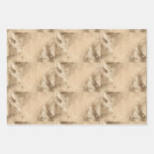 Clouds Birds Feathers Pastel Sky Collage Inpakpapier Vel (Voorkant 3)