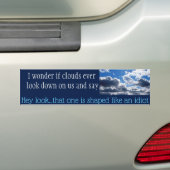 CLOUDS BUMPERSTICKER (Op auto)