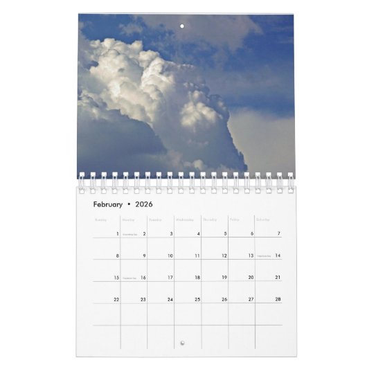 Clouds Calendar Kalender (Feb 2026)