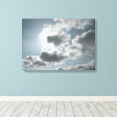 Clouds Canvas afdrukken (Insitu (Houten vloer))