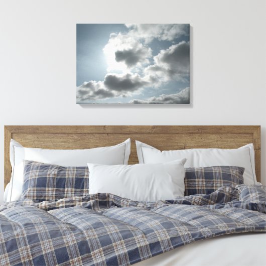Clouds Canvas afdrukken (Insitu (Slaapkamer))