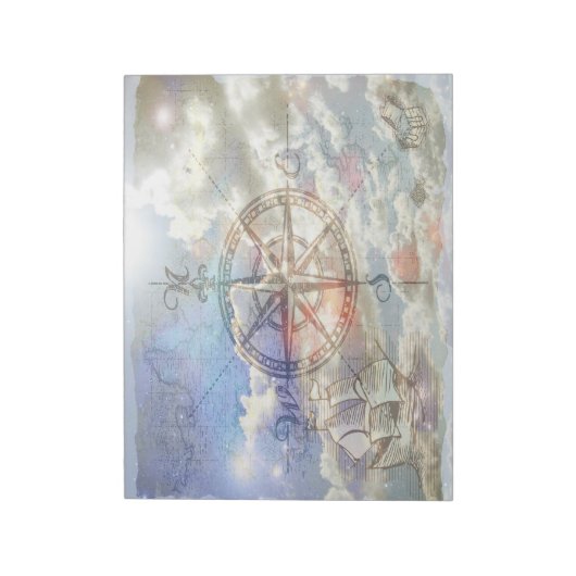 Clouds Compass Notitieblok (Linkerzijde)