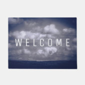 Clouds Custom WELCOME Blue Deuren Mat (Voorkant)