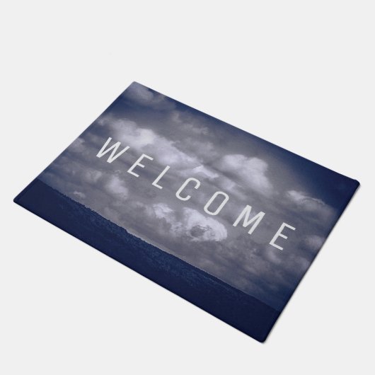 Clouds Custom WELCOME Blue Deuren Mat (Schuin)