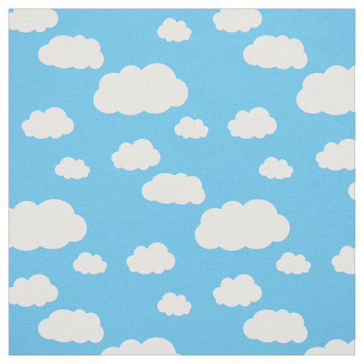 Clouds Cute Baby Nursery Kinder Sky Stof (Swatch)