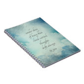 Clouds en Sky Thoughts Whimsical Style Notitieboek (Rechterzijde)