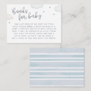 Clouds en sterboeken voor de Kaart van de Baby Enc