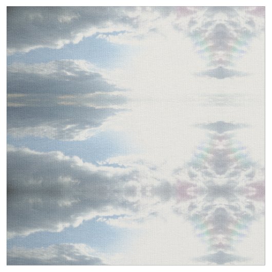 Clouds Fabric Stof (Close Up)
