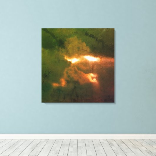 Clouds Face Canvas Afdruk (Insitu (Houten vloer))