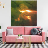 Clouds Face Canvas Afdruk (Insitu (Woonkamer))