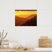 Clouds Fills Valley, Tennessee Poster (Keuken)