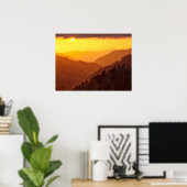 Clouds Fills Valley, Tennessee Poster (Thuiskantoor)