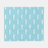 clouds Fleece Blanket Deken (Voorkant (Horizontaal))