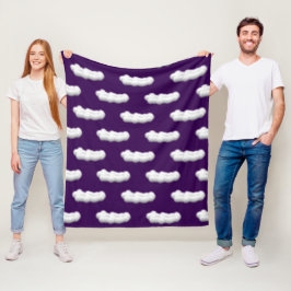 clouds Fleece Blanket Deken