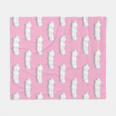 clouds Fleece Blanket Deken (Voorkant (Horizontaal))