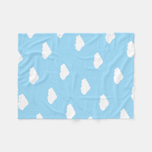 Clouds Fleece Blanket Deken (Voorkant (Horizontaal))