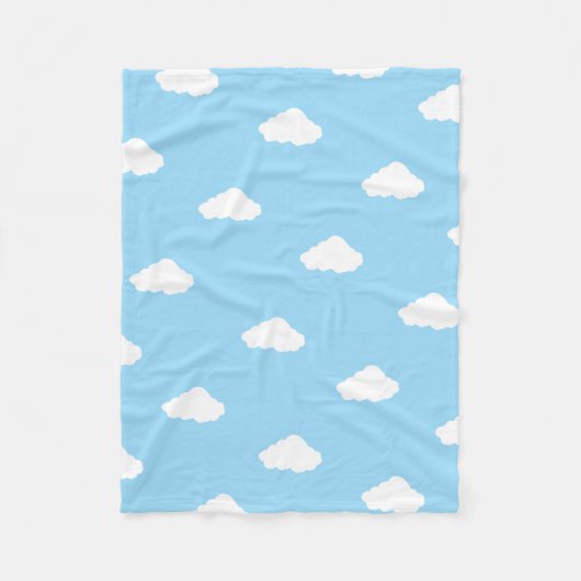 Clouds Fleece Blanket Deken (Voorkant)